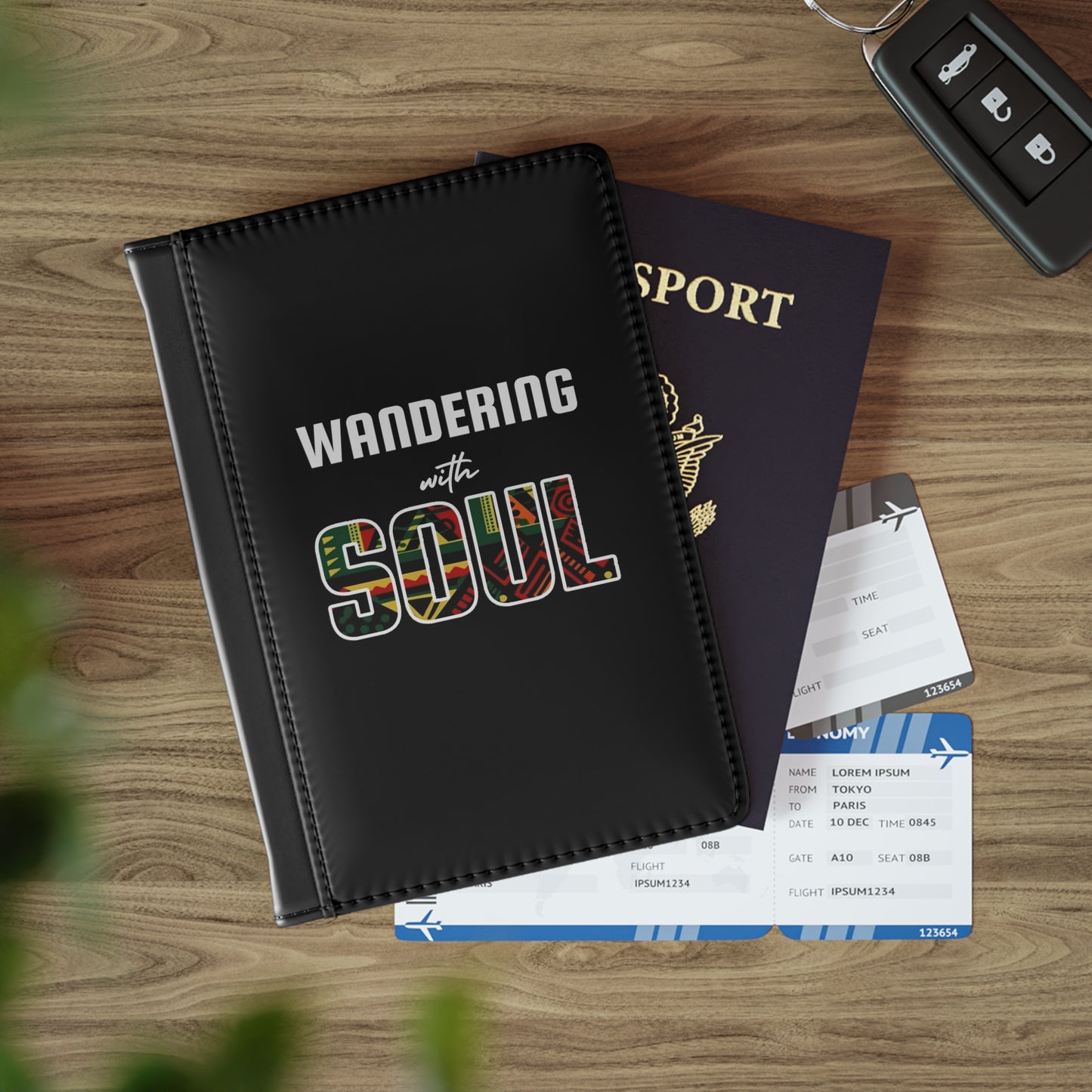 Wandering with Soul Passport Cover